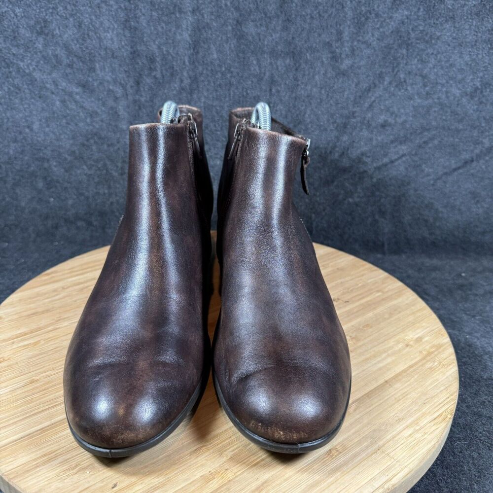ECCO Shape M 35 Women's Leather Ankle Boot Brown US 10-10.5 / EU 41 - Picture 2 of 8